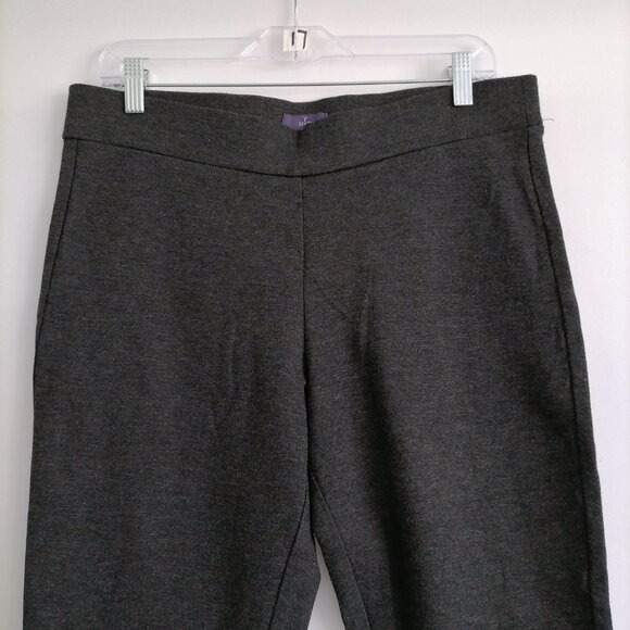 NYDJ Womens Charcoal Black Elastic Waist Pull On Stretch Ponte Legging Size 10 - Picture 2 of 8
